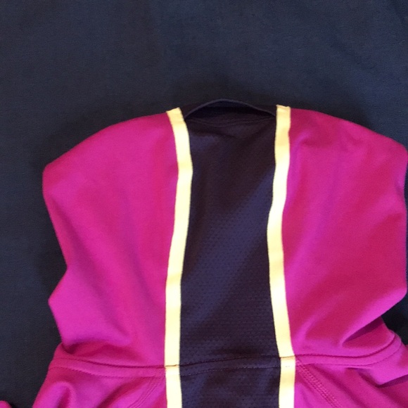 Nike Training quarter zip top running pony tail opening hooded top XL Womens - Picture 3 of 4